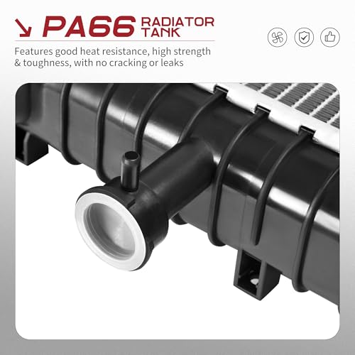 YITAMOTOR Replace Radiator Compatible with 2004-2010 Nissan Titan CU2691 by YITAMOTOR - Used condition - Image 6