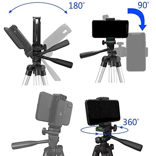 FACAZ Dimmbares LED-Selfie-Ringlicht, 16cm Ringförmiges Fülllicht, Fotografie-Licht mit Handy-Stativ, Geeignet für… – Bild 4