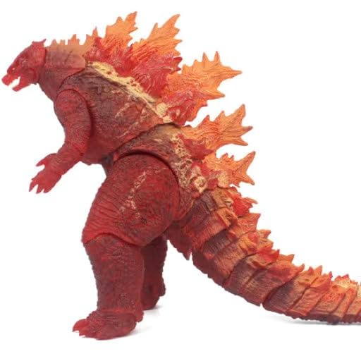 18 cm Anime Figure 2019 King of The Monsters Burning Surrounding Action Figures Dinosaur Collector Model Statue Toy (Red) — image 1