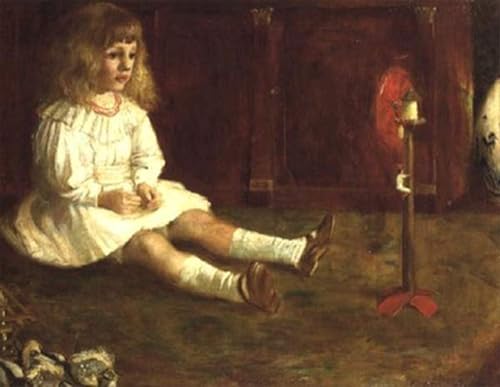 Tableau enfant au jouet mécanique, une impression d'art Byam Liston Shaw pleine de nostalgie