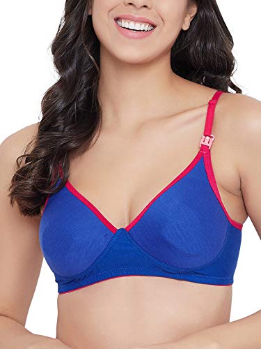 Image of Clovia Women's Cotton Non-Padded Non-Wired Feeding Bra