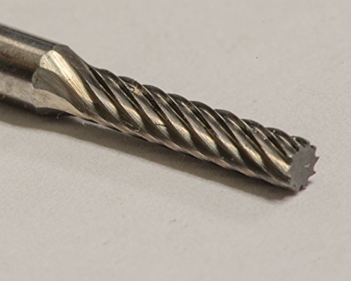 Fresa de carburo sólido corte simple SA-42 3/32" x 7/16" miniatura 4