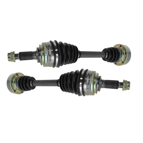 Image of TRQ Front Driver & Passenger Side CV Axle Assembly Set for 92-96 Lexus ES300 92-96 Toyota Camry 99-03 Lexus RX300 FWD with Bolt-on Style Inboard Joint