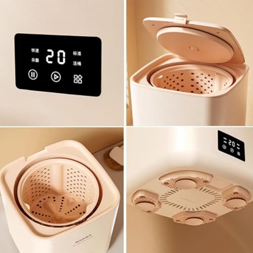 Lavadora portátil de 10L con 4 modos inteligentes para ropa interior 6