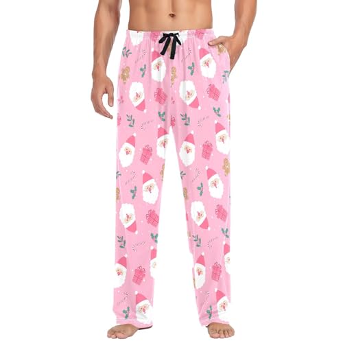 ZZKKO Pajamas Pants for Men Horses Animals Men's Pajama Bottoms 100% Cotton PJ Pants for Mens S-XXL2