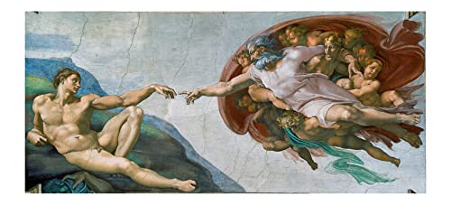 Michelangelo The Creation of Adam affiche Spiffing Prints pour remplacer un mur vide
