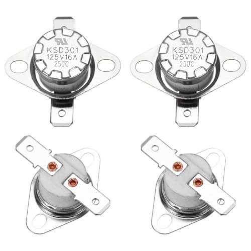 Thermostat KSD301 250°C 16A pour réparer la surchauffe de four et micro-ondes