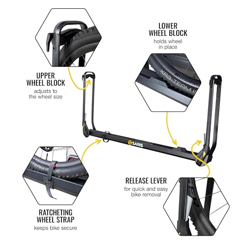Saris MHS Bike Carrier Modular Hitch System for Cars, Trucks and SUVs, Precision Machined Aluminum Bike Rack