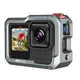 FiTSTILL Aluminium-Schutzgehäuse für Go Pro Hero 13/12/11/10/9, Schwarz, mit...