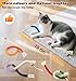 Dgerp Cat Chew Ropes 4Pcs, Cat Toys for Indoor Cats with Refillable Natural Catnip, Safe Teeth Cleaning Chew Toys, Interactive Kitten Nip Toys and All Breeds (19.5 Inches)