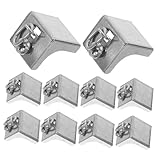 WEKADRIN 10 Stück Teiliges Gardinenstopper Endkappen für Vorhangschiene Stabile...