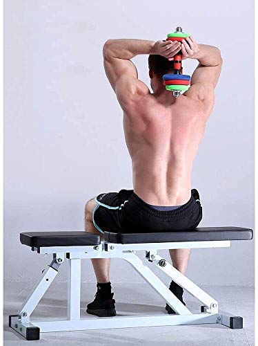 BATOWE Weight Bench Adjustable Weight Bench-Utility Gym Bench for Full Body Workout, Multi-Purpose Foldable Incline Dumbbell Benchs Weight Bench Adjustable