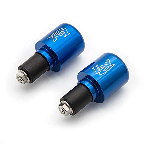 Procnc Motorcycle Handlebar Handle Bar Ends Plug Slider Fit For Yamaha Yzf R1 1998 1999 2000 2001 2002 2003 2004 2005 2006 2007 2008 2009 2010 2011 2012 2013 2014 2015 2016 (Blue) #TOP1