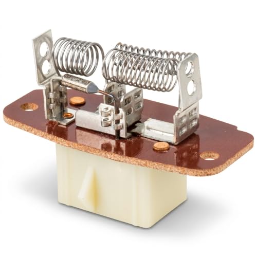 Image of BlueStars 973-013 HVAC Blower Motor Resistor - Fit Ford 1997-2014 E150 E250, 1997-2022 E350, 2000-2005 Excursion, 1999-2007 F250 F350 F450 F550 Super Duty, 2000-2022 E450 - Replace 973404 4C2Z19A706AA