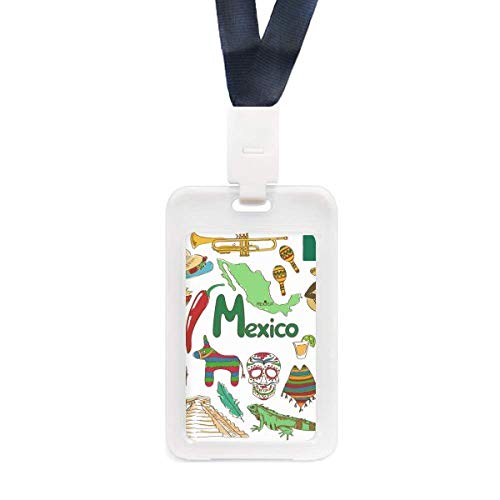 Étui de protection transparent Mexique porte-carte finition premium