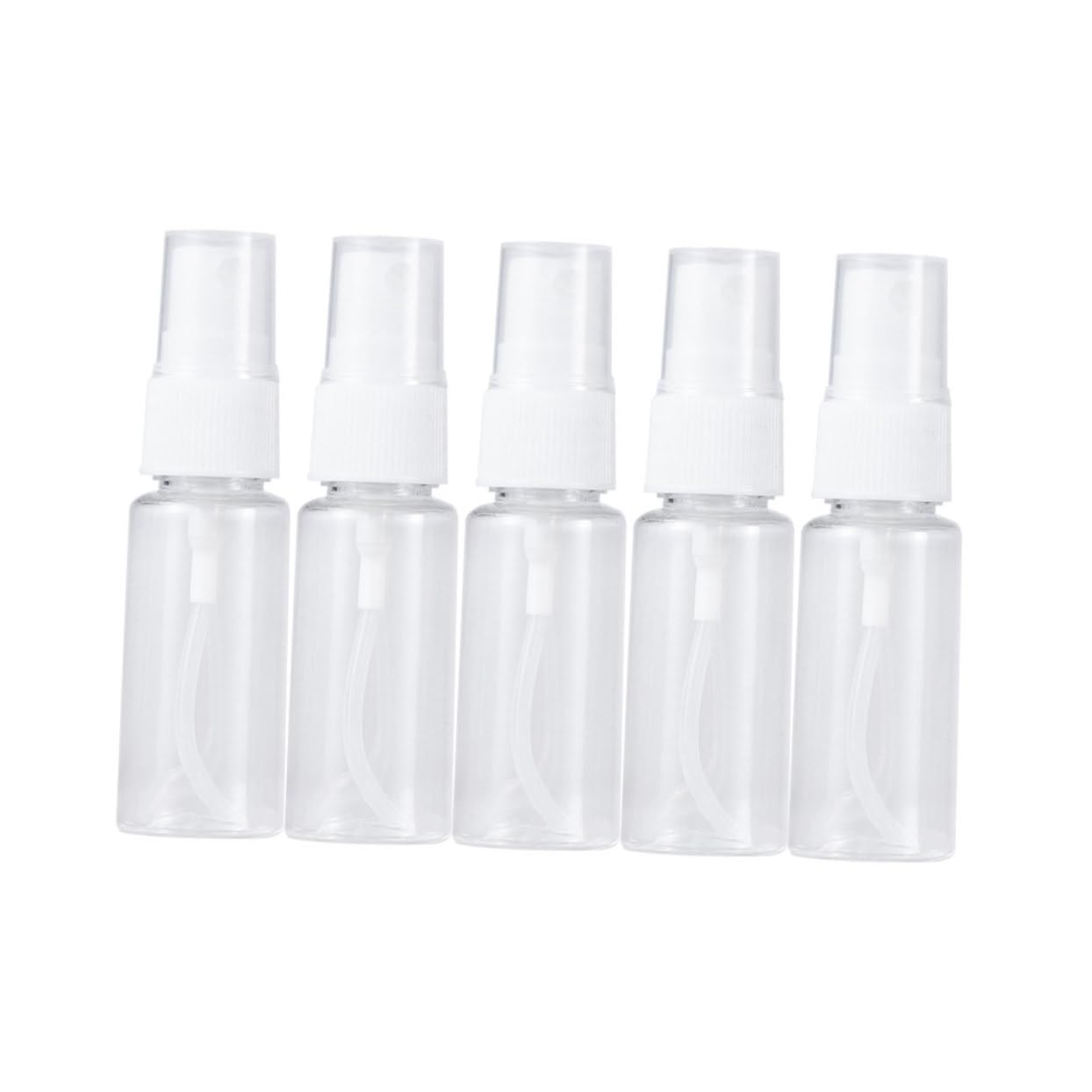 FRCOLOR 20ml Bottiglie Spray Trasparenti Vuote 100 Pezzi, Flaconi Profumo da Viaggio in Plastico Riutilizzabili e Risparmio di Spazio per Cosmetici e Prodotti per L'igiene