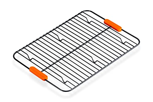 Le Creuset Nonstick Cooling Rack in Black - Perfect for Air Circulation and Cake Decoration - Image 6