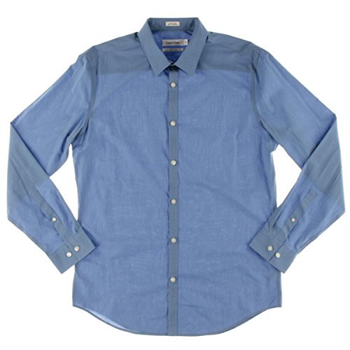 Calvin Klein Men's Long Sleeve Cool Tech Woven Shirt