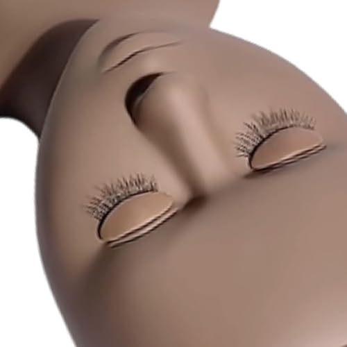 Miniatura 4 de LASHFIX Maniquí realista con tapas Mohagany