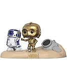Funko Pop de colección Funko Pop! Star Wars – Movie Moments – R2-D2 & C3PO Escape Pod Landing #222 - Figuras de vinilo de 10 cm