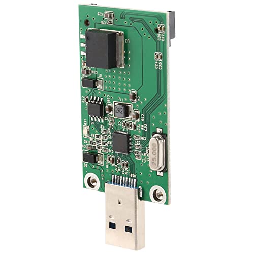 Lisher MSATA-Adapter, MSATA auf USB 3.0 Adapter, MSATA USB SSD Laufwerk, Konverter, Tragbares Flash-Laufwerk, externe Festplatte