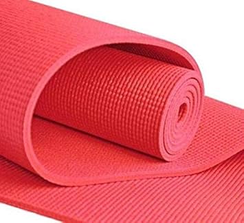 KTB TRENDS Yoga Mat - Premium 6mm Thick Non Slip Exercise & Fitness Mat for All Types of Yoga, Pilates & Floor Workouts Color Peach (61