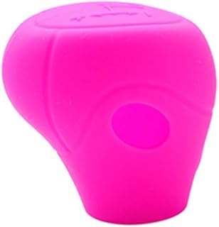 WOHOOD Coche Decorar Cubierta Protectora Silicona para Freno De Mano De Coche, Cubierta De Cambio De Marchas para Mercedes para Smart 451 Fortwo, Accesorios De Coche Interior (Color : Rose Red A)