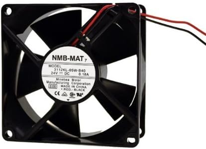 PartsCollection 8032 24V 0.18A NMB-MAT 3112KL-05W-B40 80MM x 32MM 2-Wire Fan