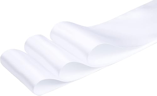 Miniatura 2 de Cinta de satén de doble cara de 3 pulgadas x 25 yardas, cinta de poliéster blanca para envolver regalos, decoración de boda, arreglos florales y