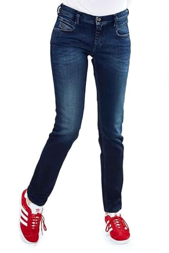 Jean droit Diesel Belthy femme pantalon denim jambe droite bleu