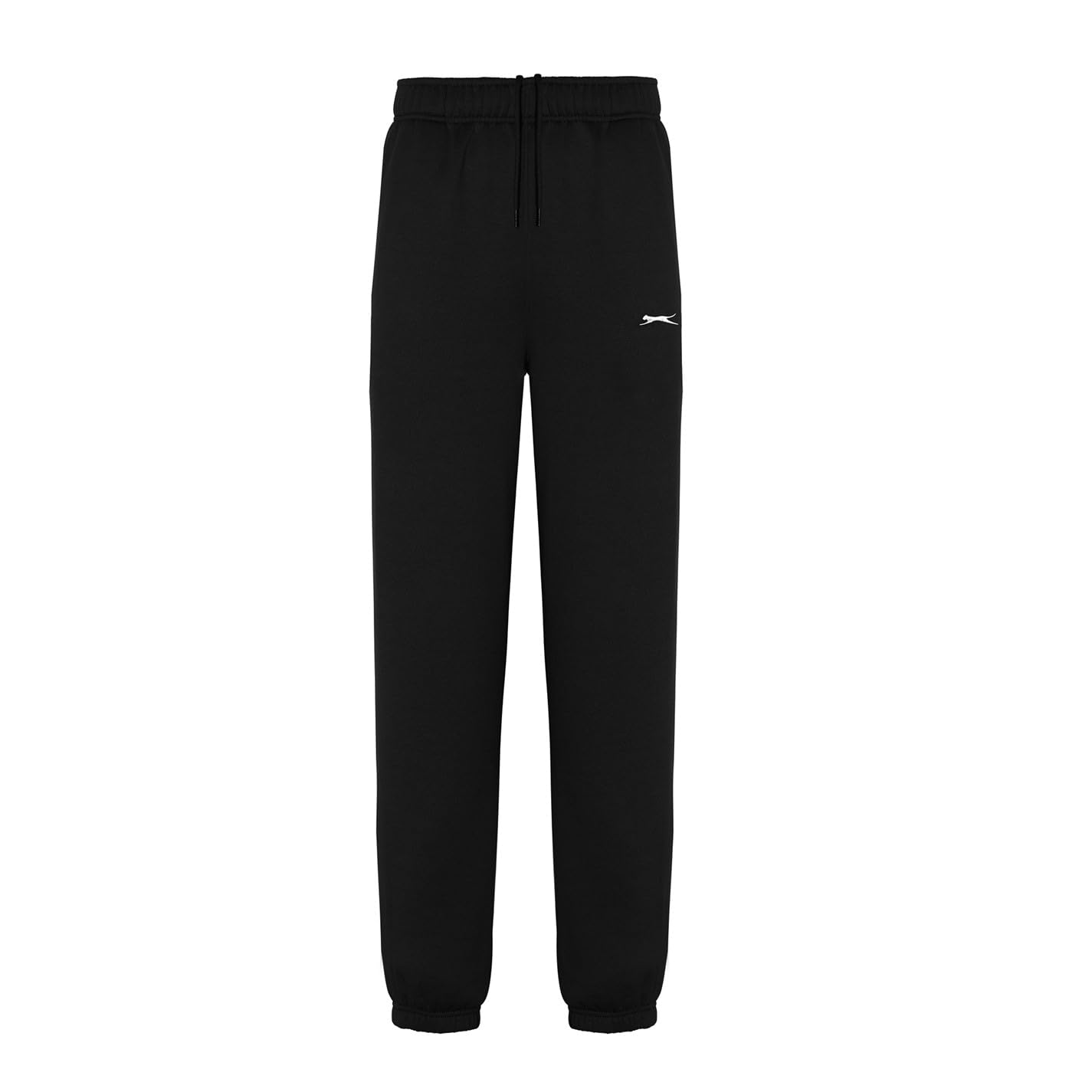 Slazenger Men's Black Cuffed Pants Closed Fleece Jogging Bottoms Xxs