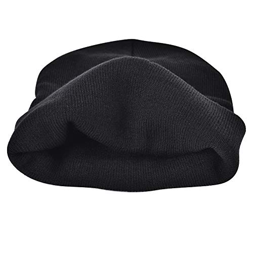 Person Wearing the Etsfmoa Lighted Beanie Outdoors at Night