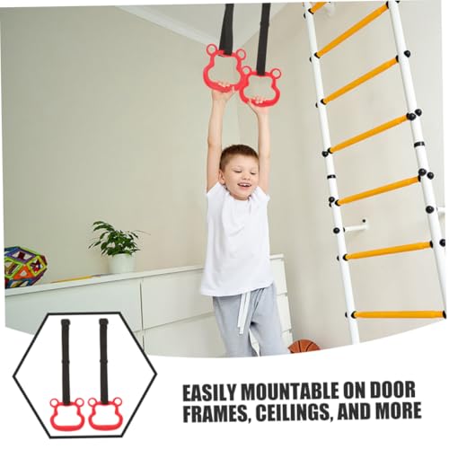 Anillas ajustables fitness rojo para entrenamiento miniatura 7