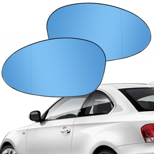 JUUDDENPARTS 1 Pair Wing Mirror Glass Heated, Left and Right Side Rear View Door Mirror Glass Heated, Replacement for BMW E85 E86 1 Series E82 E88 3 Series E90 E91 E92 E93 51167145268 51167145267 - Image 5