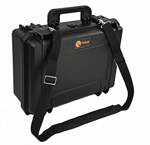 Tool Box Waterproof Technician / Electrician Tool Organizer Case, Briefcase With Shoulder Strap Elephant El1606Tc #TOP6