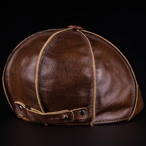 Béret Gavroche Ajustable en Cuir Véritable | Finis les Bonnets Ternes - 5