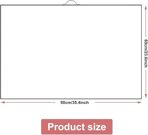 Miniatura 3 de Pizarra blanca de borrado en seco para pared, pizarra blanca magnética grande, pizarra blanca para oficina, hogar, cocina, escuela, marco