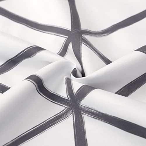 Driftaway 810063215507 Tie Up Curtains For Windows Raymond Blackout Tie Up Curtain For Kitchen Geometric Trellis Printed Tie Up Shade For Bedroom Adjustable Balloon Rod Pocket 45 Inch thumb #7