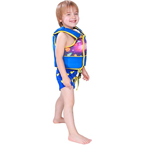 Megartico Kids Swim Vest Float Jacket Swimming Jacket Buoyant Aid - Thumbnail 4