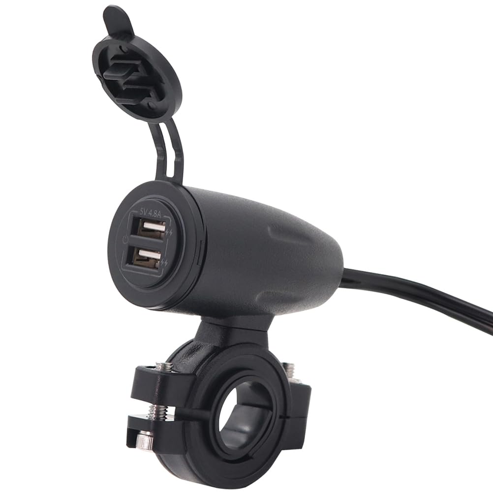 Motorrad USB Ladegerät 12 24v mit 4.8a Doppelanschluss