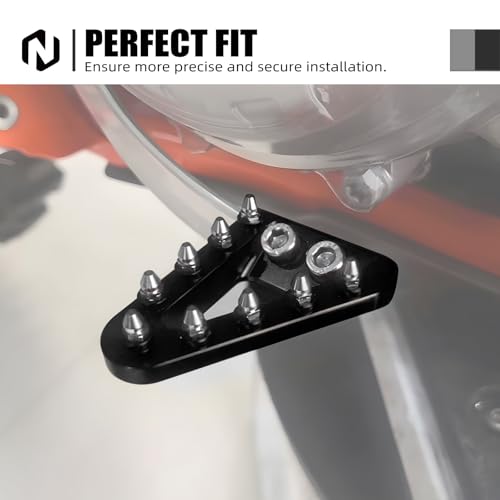 NICECNC Motorcycle Brake Lever Step Plate 79413051000 Compatible with 125-450 XC/XCF/SX/SXF 2016 125-500 XC/XCF/XCW/SX/SXF/EXC/EXCF/TPi/6D 2017-2023,See Fitment