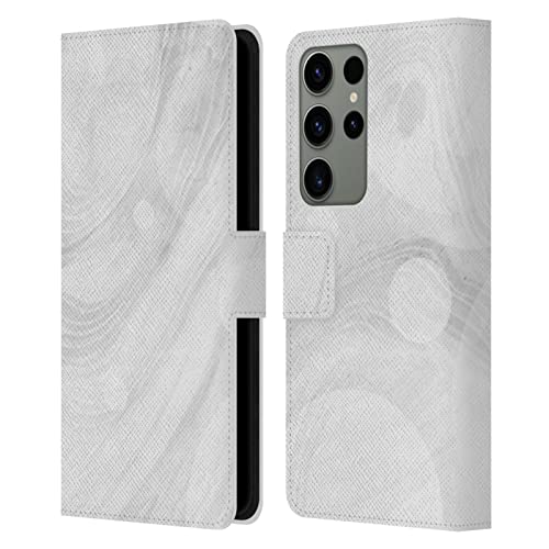 Étui Portefeuille en Cuir Samsung Galaxy S23 Ultra 5G Alyn Spiller Blanc Marbre