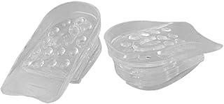 حشوات رفع الكعب من السيليكون لزيادة الارتفاع حتى 4 سم مع 6 طبقات قابلة للتعديل لدعم الظهر والراحة اليومية لجميع انواع الاحذية من اريكسول