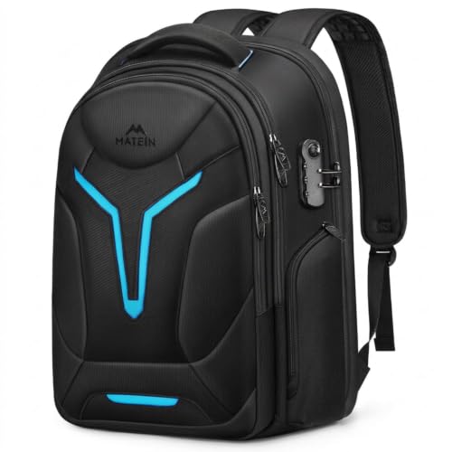 MATEIN Mochila Gaming Antirrobo Hombre, Mochila Portátil 18 Pulgadas