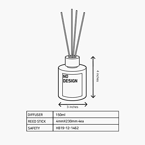 Set de Palitos Difusores NO DESIGN Aroma Romero 150 ml miniatura 6