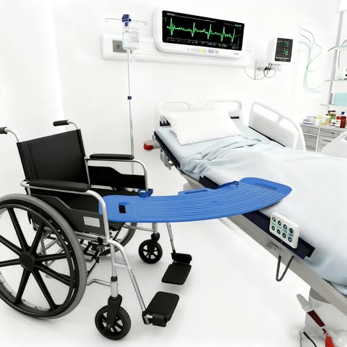 Tabla de transferencia lesolar con asas para mover pacientes en silla de ruedas