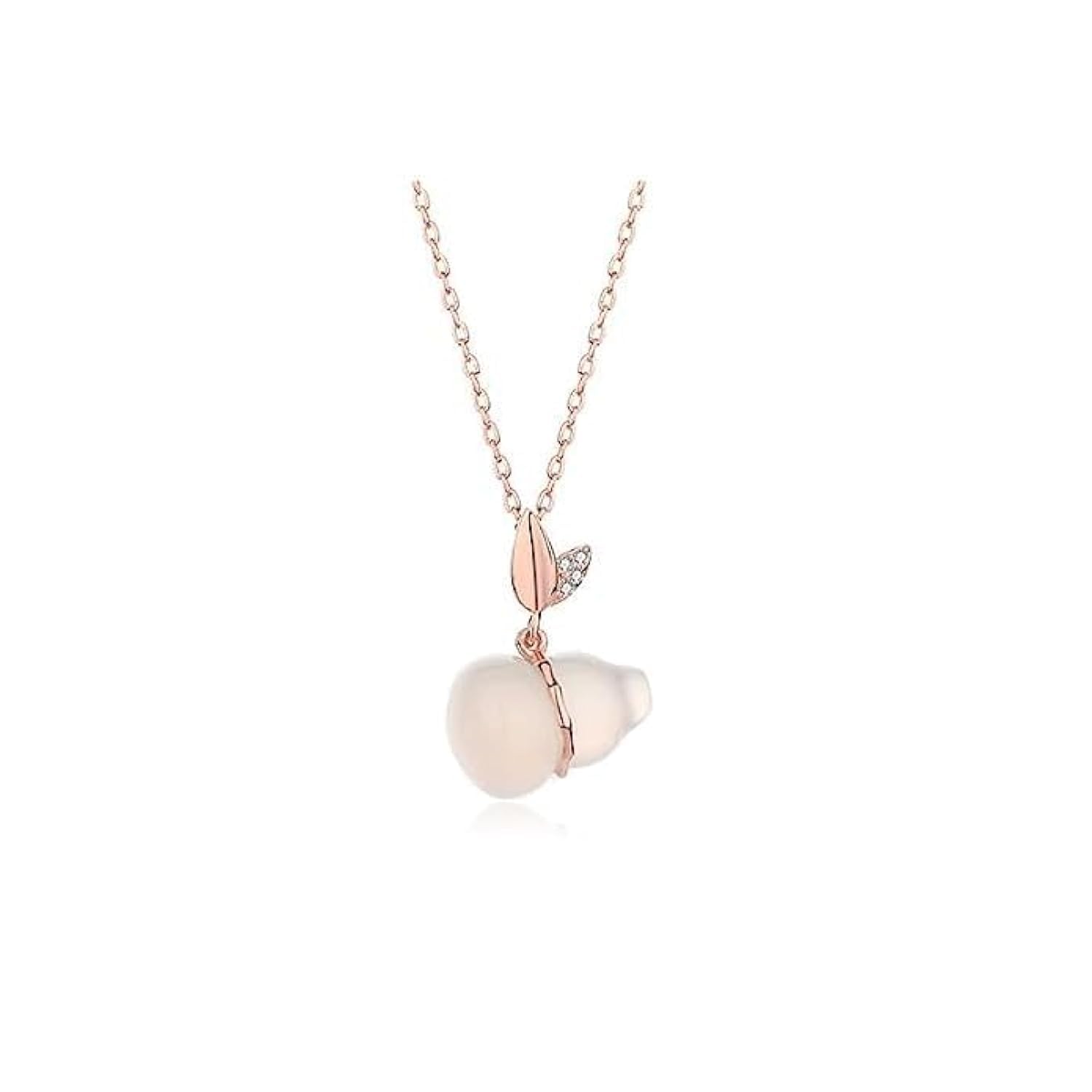 Swarovski Elements Crystal Rose Gold Plated gourd 925 Sterling Silver Necklace Gift Packing J.Rosée Fashion Jewelry