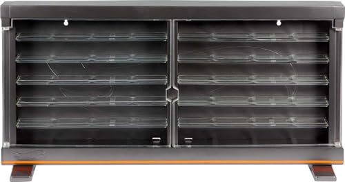 Hot Wheels Premium Car Display Case with Exclusive Toy Datsun 510, Stores up 50 Toy Cars in 1:64 Scale