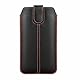 Handy Tasche Schutz Hülle Slim Case Cover Etui Sleeve schwarz-rot für Emporia Simplicity V27