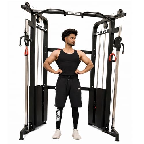 Cable Crossover Gym Machine 80-80 Kg MS Weight Stack Cover |Funct...